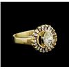 Image 1 : 1.28 ctw Diamond Ring - 14KT Yellow Gold