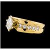 Image 1 : 0.40 ctw Diamond Ring - 18KT Yellow Gold