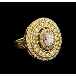 14KT Yellow Gold 1.38 ctw Diamond Ring