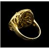 Image 3 : 14KT Yellow Gold 1.38 ctw Diamond Ring