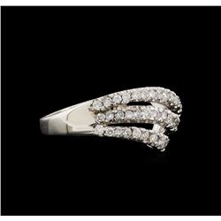 14KT White Gold 0.35 ctw Diamond Ring