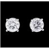 Image 1 : 0.68 ctw Diamond Stud Earrings - 14KT White Gold