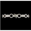 Image 3 : 3.03 ctw Diamond Bracelet - 14KT White Gold