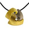Image 2 : Petal Crystal Pendant Necklace - Rhodium Plated