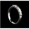 Image 4 : 18KT White Gold 0.40 ctw Diamond Ring