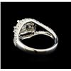 Image 3 : 1.54 ctw Diamond Ring - 18KT White Gold