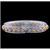 Image 2 : 1.22 ctw Diamond Bracelet - 14KT Tri Color Gold