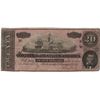 Image 1 : 1864 $20 Confederate States of America Bank Note