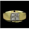 Image 2 : 0.33 ctw Diamond Ring - 14KT Yellow Gold