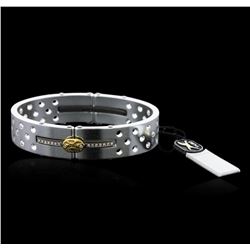 Sauro Stainless Steel Bangle Bracelet