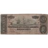 Image 1 : 1864 $20 Confederate States of America Bank Note