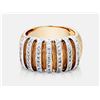 Image 1 : Diamond Ring - 14KT Two-Tone Gold