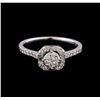 Image 2 : 0.52 ctw Diamond Ring - 14KT White Gold