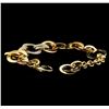 Image 2 : 0.71 ctw Diamond Bracelet - 14KT Tri Color Gold