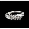 Image 2 : 0.25 ctw Diamond Ring - 14KT White Gold