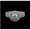 Image 2 : 1.26 ctw Diamond Ring - 14KT White Gold