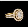 Image 1 : 1.72 ctw Diamond Ring - 14KT Yellow Gold