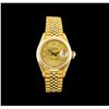 Image 1 : Rolex 18KT Yellow Gold DateJust Ladies Watch