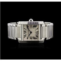 Cartier Stainless Steel Tank Francaise Watch