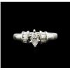 Image 2 : 0.50 ctw Diamond Ring - Platinum