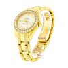 Image 2 : Rolex 18KT Gold 4.00 ctw Diamond Masterpiece Pearlmaster Ladies Watch