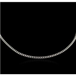 16  Spiga Chain Necklace - 14KT White Gold