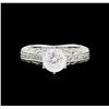 Image 2 : EGL USA Cert 2.14 ctw Diamond Ring - 14KT White Gold