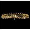 Image 2 : 4.85 ctw Diamond Bracelet - 14KT Yellow Gold