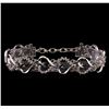 Image 1 : 1.42 ctw Diamond Bracelet - 14KT White Gold