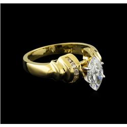 1.20 ctw Diamond Ring - 14KT Yellow Gold