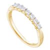 Image 1 : 0.30CT Diamond Anniversary 14KT Ring Yellow Gold