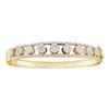 Image 1 : 2.35CT Diamond Flower 14KT Bangle Yellow Gold