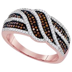 0.50CT Diamond Micro-Pave 10KT Ring Rose Gold