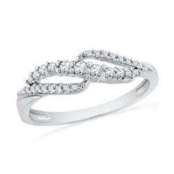 0.25CT Diamond Anniversary 10KT Ring White Gold