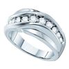 Image 1 : 1CT Diamond Mens 14KT Ring Yellow Gold