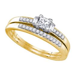 0.50CT Diamond Bridal 10KT Ring Yellow Gold