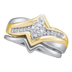 0.20CT Diamond Bridal 10KT Ring White Gold