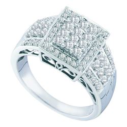 0.60CT Diamond Anniversary 14KT Ring White Gold