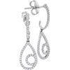 Image 1 : 0.25CT Diamond Micro-Pave 10KT Earrings White Gold