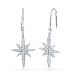0.02CT Diamond Anniversary 10KT Earrings White Gold