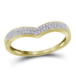 0.15CT Diamond Anniversary 14KT Ring Yellow Gold
