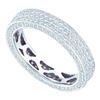 Image 1 : 1CT Diamond Eternity 14KT Ring White Gold