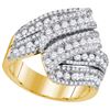 Image 1 : 2.0CT Diamond Anniversary 14KT Ring Yellow Gold