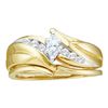 Image 1 : 0.25CT Diamond Bridal 10KT Ring Yellow Gold