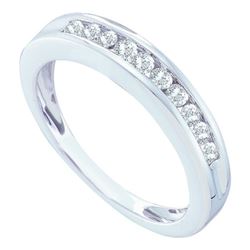 0.25CT Diamond Anniversary 10KT Ring White Gold
