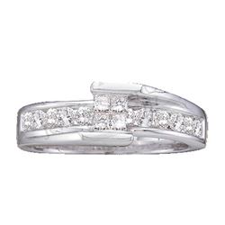 0.50CT Diamond Invisible 14KT Ring White Gold