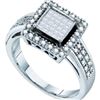 Image 1 : 0.35CT Diamond Invisible 10KT Ring White Gold