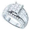Image 1 : 1.0CT Diamond Invisible 14KT Ring White Gold