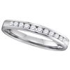 Image 1 : 0.25CT Diamond Machine-Set 14KT Ring White Gold