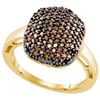 Image 1 : 0.50CT Diamond Anniversary 10KT Ring Yellow Gold